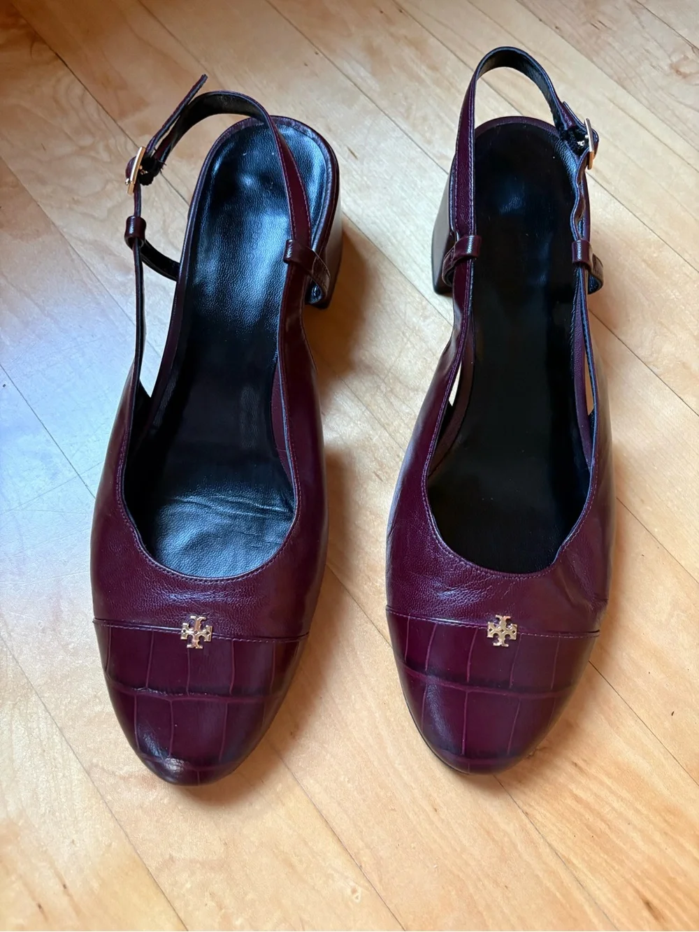 Tory Burch elegant burgundy